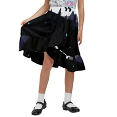 Cartoon  Adventure Time Kids  Ruffle Flared Wrap Midi Skirt by Bedest