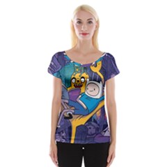 Adventure Time Finn  Jake Marceline Cap Sleeve Top by Bedest