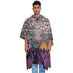 Gunter God Adventure Aventura Time Men s Hooded Rain Ponchos by Bedest