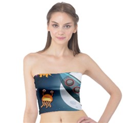 Spaceship Astronaut Space Tube Top by Hannah976