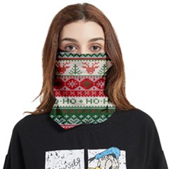 Ugly Sweater Merry Christmas  Face Covering Bandana (two Sides) by artworkshop