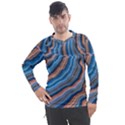 Dessert waves  Pattern  all over Print design Men s Pique Long Sleeve T-Shirt View1