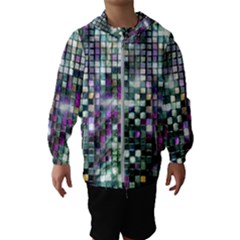 Disco Mosaic Magic Kids  Hooded Windbreaker by essentialimage365