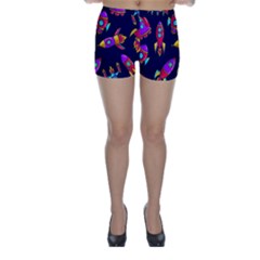 Space Patterns Skinny Shorts by Hannah976