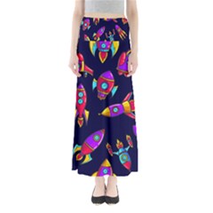 Space Patterns Full Length Maxi Skirt by Hannah976