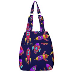 Space Patterns Center Zip Backpack by Hannah976