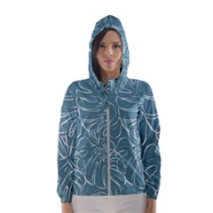 Monsteras Women s Hooded Windbreaker by ConteMonfrey