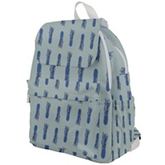 Blue King Pineapple  Top Flap Backpack by ConteMonfrey