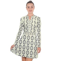 Sharp Circles Long Sleeve Panel Dress by ConteMonfrey