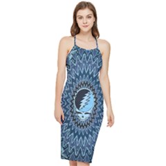 Grateful Dead Butterfly Pattern Bodycon Cross Back Summer Dress by Bedest