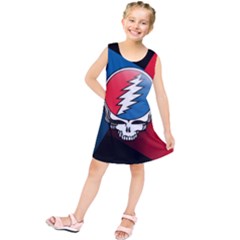 Grateful Dead Big Skull Kids  Tunic Dress by Bedest