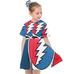 Grateful Dead Big Skull Kids  Sailor Dress by Bedest