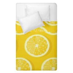 Lemon Fruits Slice Seamless Pattern Duvet Cover Double Side (single Size) by Ravend