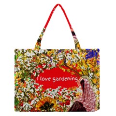 Garden Lover Zipper Medium Tote Bag by TShirt44