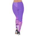 Colorful Labstract Wallpaper Theme Velvet Leggings View2