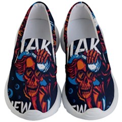 Make Devil Discovery  Kids Lightweight Slip Ons by Saikumar