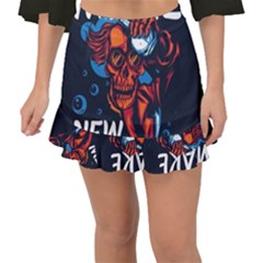 Make Devil Discovery  Fishtail Mini Chiffon Skirt by Saikumar