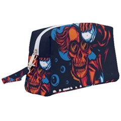 Make Devil Discovery  Wristlet Pouch Bag (large) by Saikumar