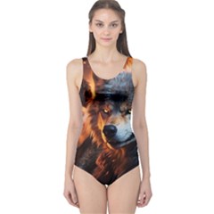 Be Dare For Everything One Piece Swimsuit by Saikumar