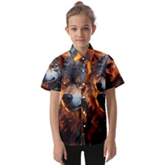 Be Dare For Everything Kids  Short Sleeve Shirt by Saikumar