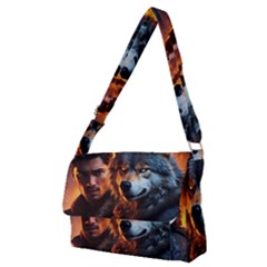 Be Dare For Everything Full Print Messenger Bag (m) by Saikumar