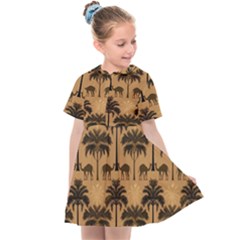 Pattern Symmetry Stack Texture Kids  Sailor Dress by Jatiart