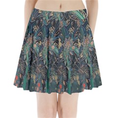 Vintage World Map Pleated Mini Skirt by Jatiart