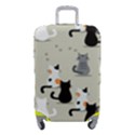 Cute Cat Seamless Pattern Luggage Cover (Small) View1