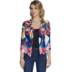 Pngegg (23) Women s Casual 3/4 Sleeve Spring Jacket by saad11