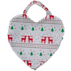 Christmas Giant Heart Shaped Tote by saad11