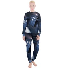 Tardis Doctor Who Planet Women s Lounge Set by Cendanart