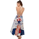 Independence Day United States Of America Backless Maxi Beach Dress View2