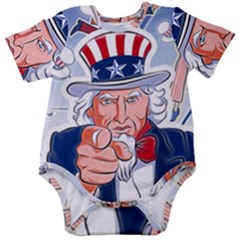 Independence Day United States Of America Baby Short Sleeve Bodysuit by Ket1n9