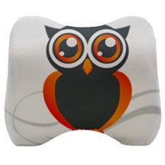 Owl Logo Velour Head Support Cushion by Ket1n9