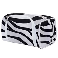 White Tiger Skin Toiletries Pouch by Ket1n9