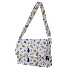 Insect Animal Pattern Full Print Messenger Bag (l) by Ket1n9