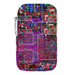 Technology Circuit Board Layout Pattern Waist Pouch (small) by Ket1n9