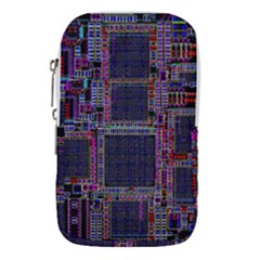 Cad Technology Circuit Board Layout Pattern Waist Pouch (small) by Ket1n9