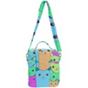 Cat Animals Cartoon Pattern Crossbody Day Bag View3