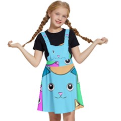 Cat Animals Cartoon Pattern Kids  Apron Dress by Cendanart