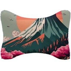 Mountain Landscape Sky Fuji Nature Seat Head Rest Cushion by Cendanart