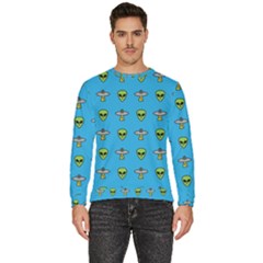 Alien Pattern Men s Fleece Sweatshirt by Ket1n9