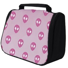 Alien Pattern Pink Full Print Travel Pouch (big) by Ket1n9