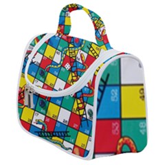 Snakes And Ladders Satchel Handbag by Ket1n9