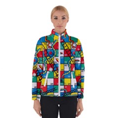 Snakes And Ladders Women s Bomber Jacket by Ket1n9