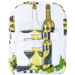 White Wine Red Wine The Bottle Full Print Backpack by Ket1n9