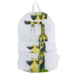 White Wine Red Wine The Bottle Foldable Lightweight Backpack by Ket1n9