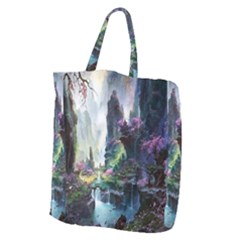 Fantastic World Fantasy Painting Giant Grocery Tote by Ket1n9