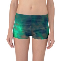 Northern-lights-plasma-sky Reversible Boyleg Bikini Bottoms by Ket1n9