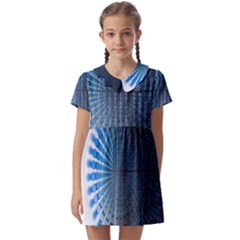 Data Computer Internet Online Kids  Asymmetric Collar Dress by Ket1n9